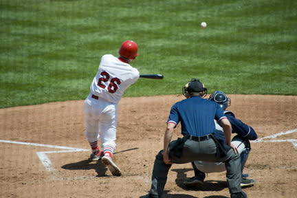 Catch a baseball game