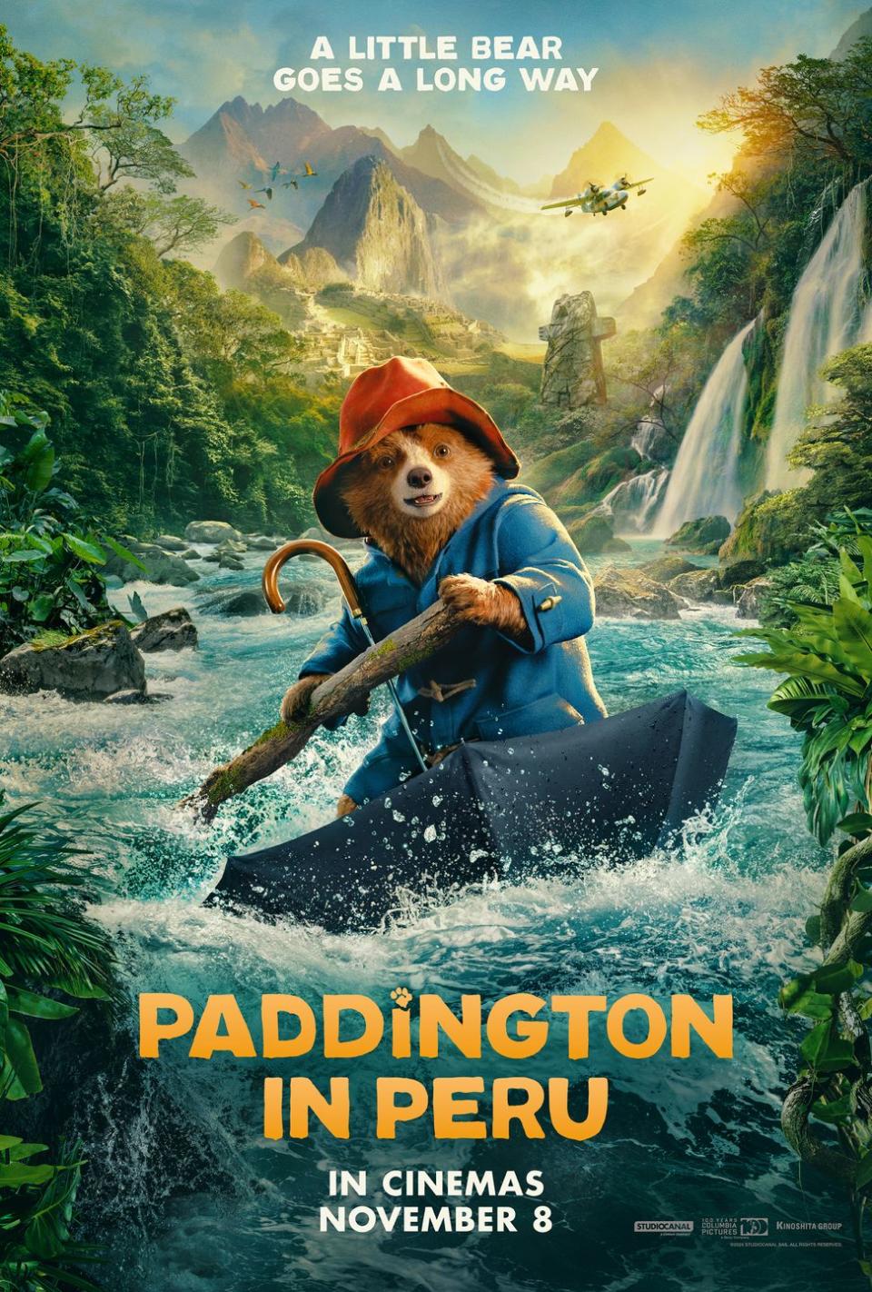 paddington in peru poster