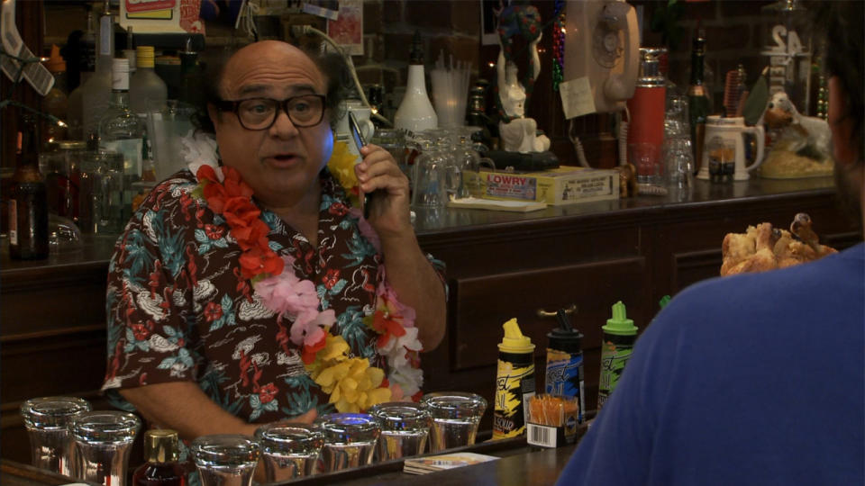 Frank prepares luau in It's Always Sunny In Philadelphia