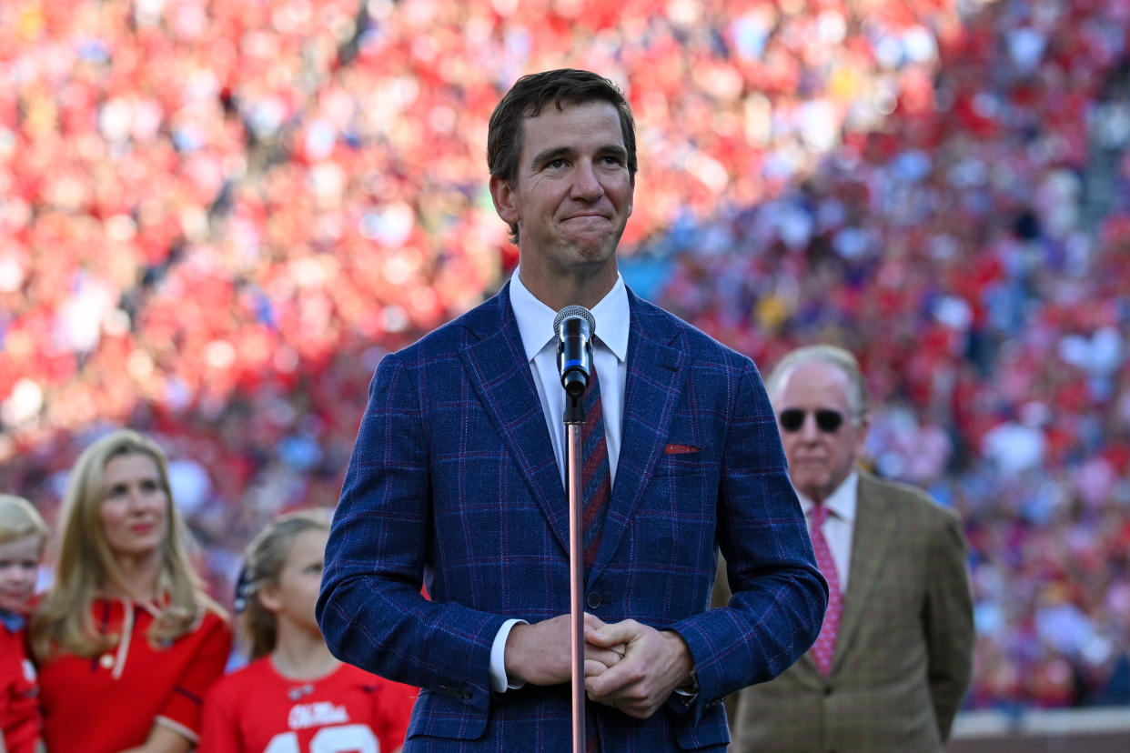 Eli Manning is now a part-owner of Gotham FC of the NWSL. (Photo by Kevin Langley/Icon Sportswire via Getty Images)