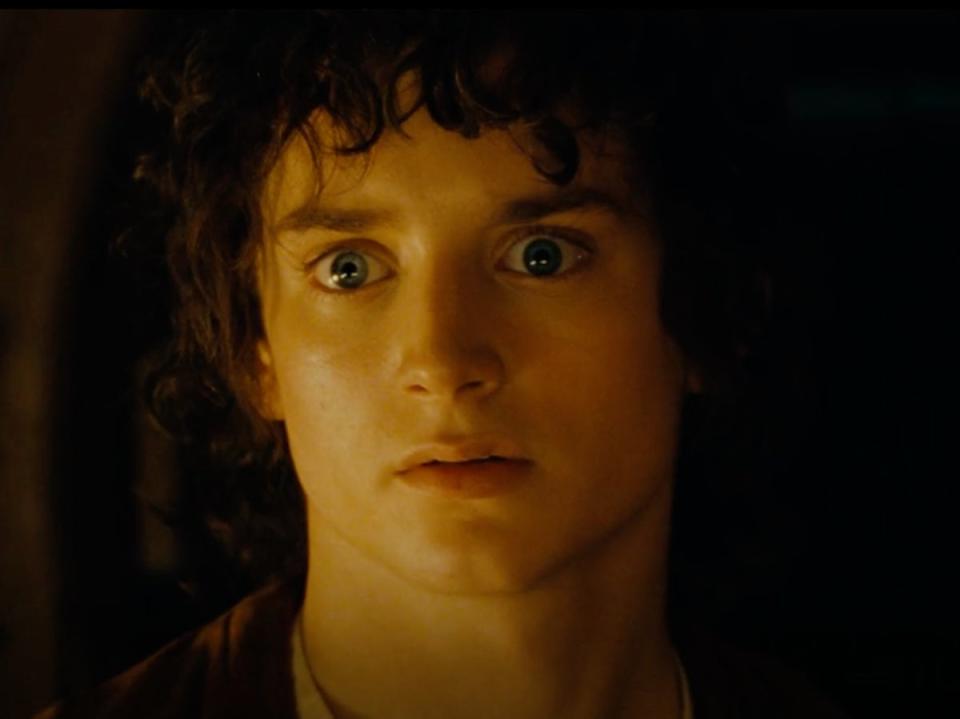 Elijah Wood as Frodo Baggins in ‘The Fellowship of the Ring’ (New Line Cinema)