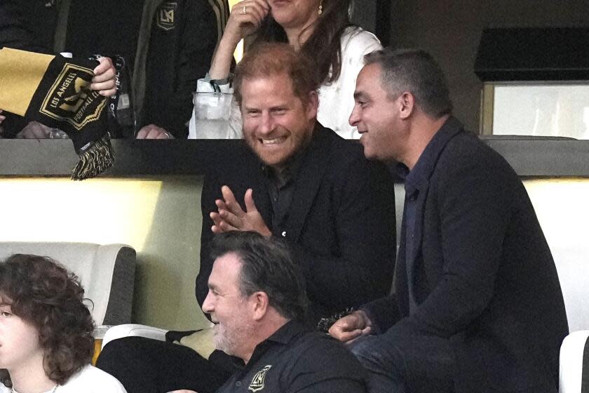 Harry, Duke de Sussex, fue una de las celebridades presentes en el jugo de este domingo entre Los Angeles FC y el Inter Miami.