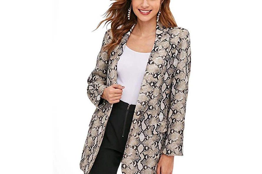 Snakeskin Blazer