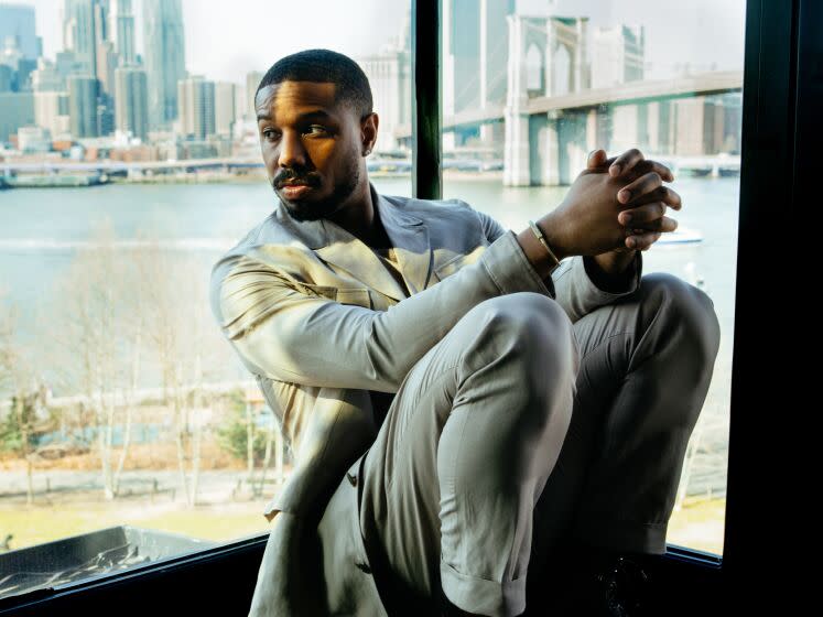 BROOKLYN, NY - FEBRUARY, 20 2023: Portrait of MICHAEL B. JORDAN. CREDIT: Peter Fisher for Los Angeles Times