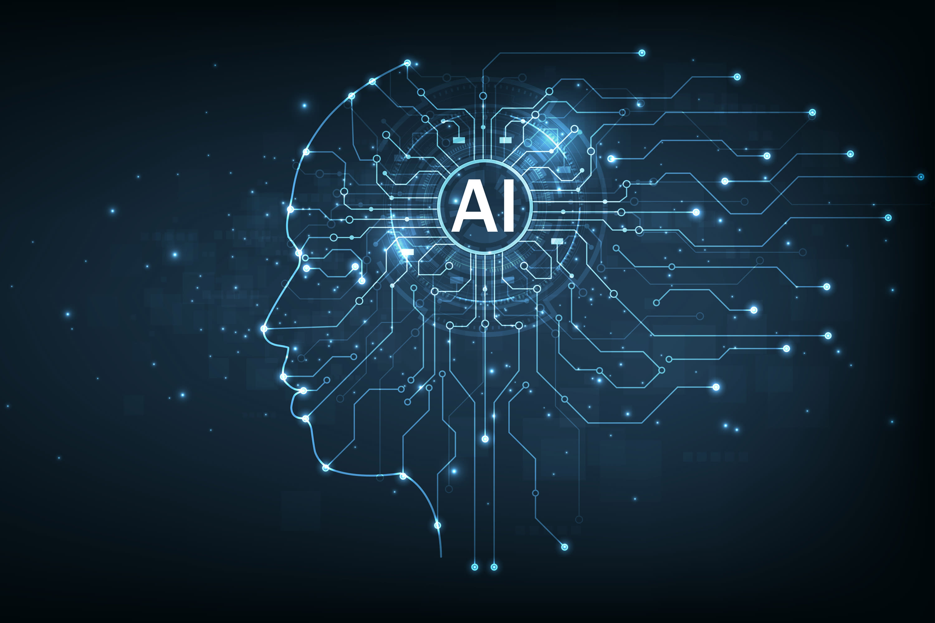 Electronic brain and Concept of artificial intelligence. (Getty Images)