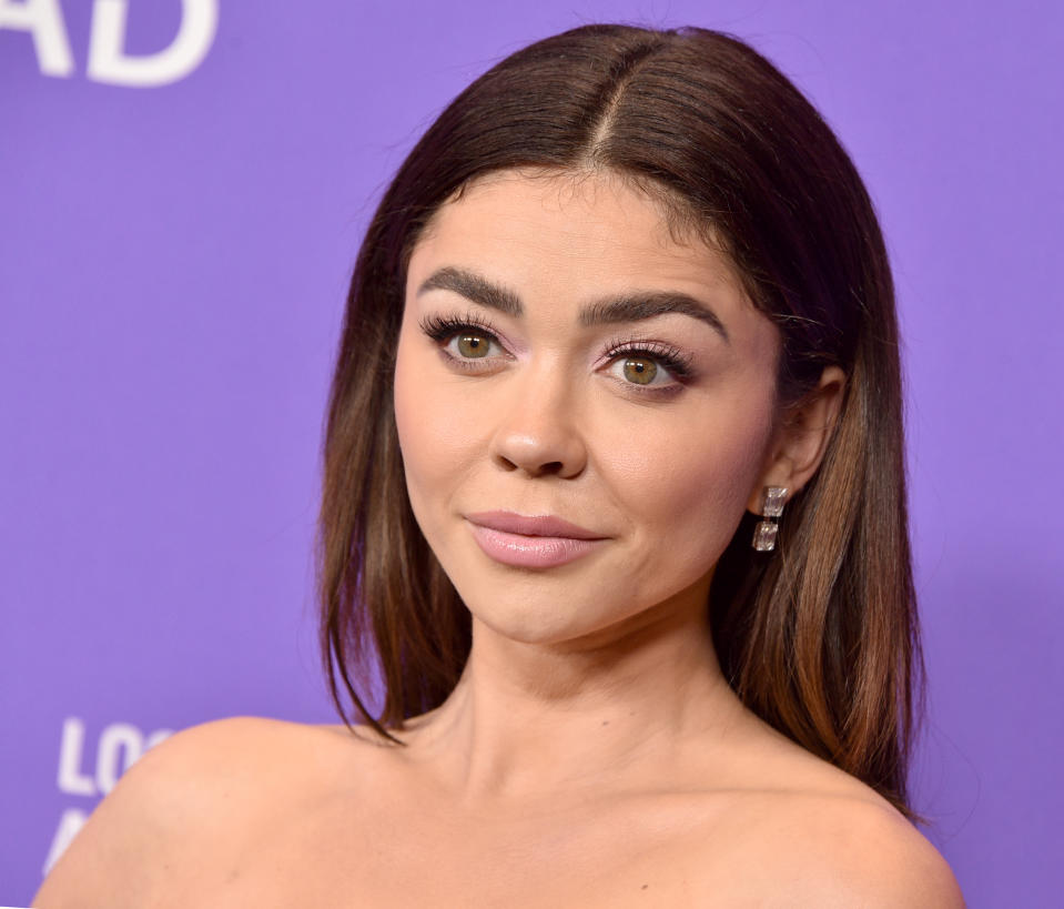 Sarah Hyland on a red carpet