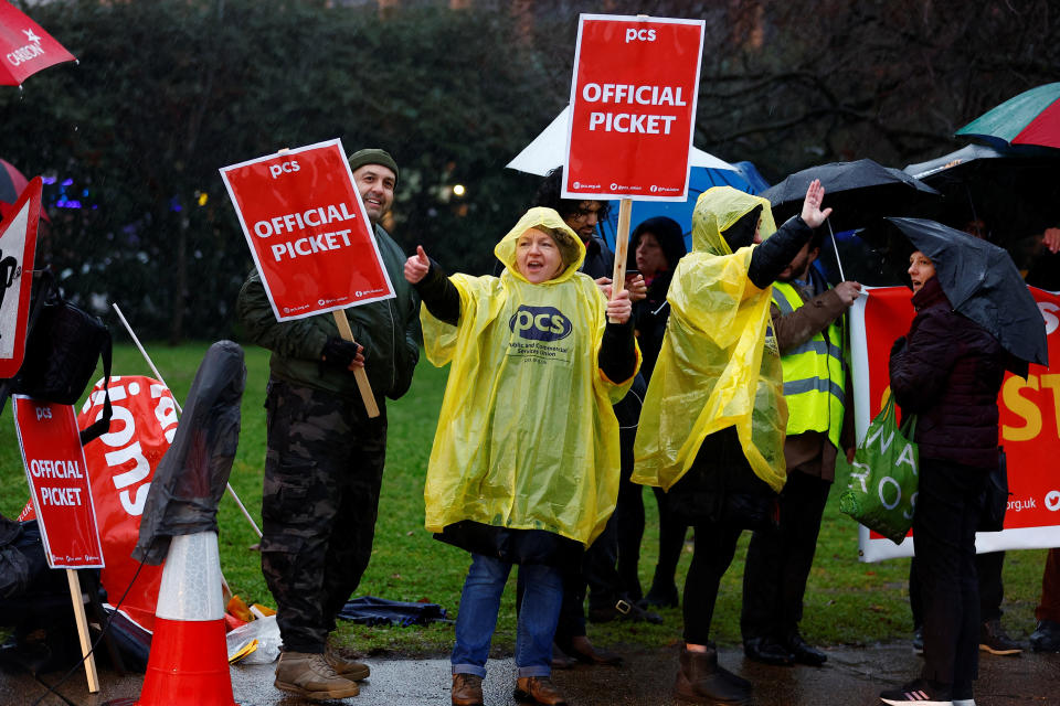 Public and Commercial Services (PCS) Union members. The FTSE was fairly muted on Friday