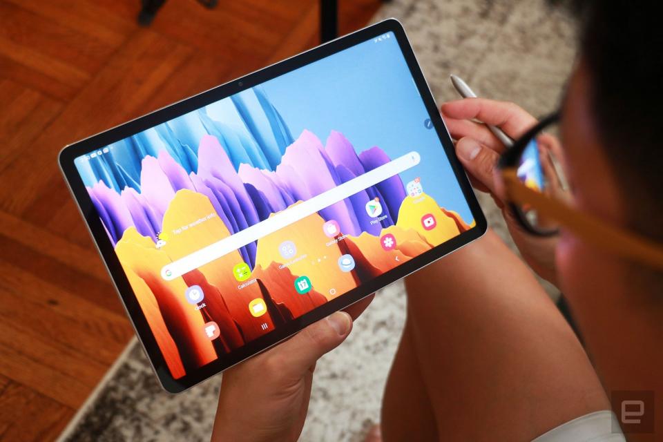 Galaxy Tab S7 and Tab S7+