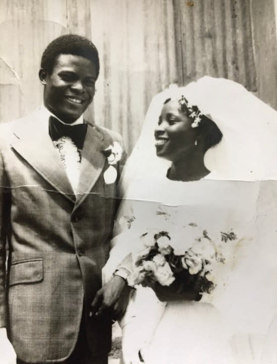 Yemi Mobolade's parents' wedding in Nigeria, Courtesy: Vanessa Zink, City of Colorado Springs Communications Officer