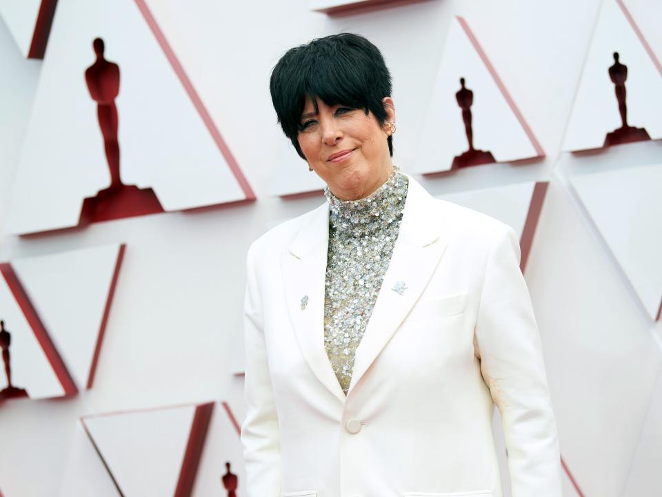 Diane Warren at the 2021 Oscars.