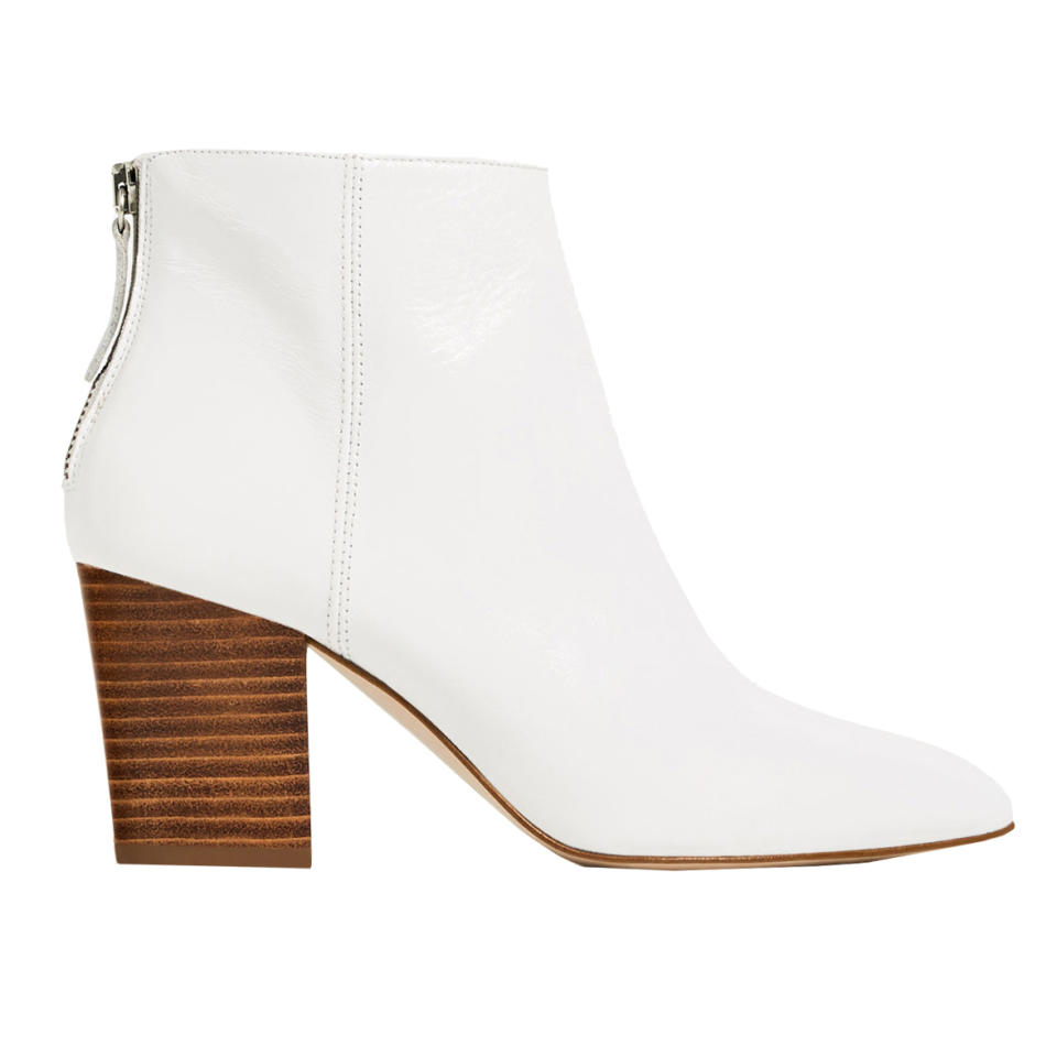 <p>$119 | <a rel="nofollow noopener" href="http://www.zara.com/us/en/woman/shoes/ankle-boots/high-heel-leather-ankle-boots-with-zip-c288001p3805015.html" target="_blank" data-ylk="slk:zara.com;elm:context_link;itc:0;sec:content-canvas" class="link ">zara.com</a></p>