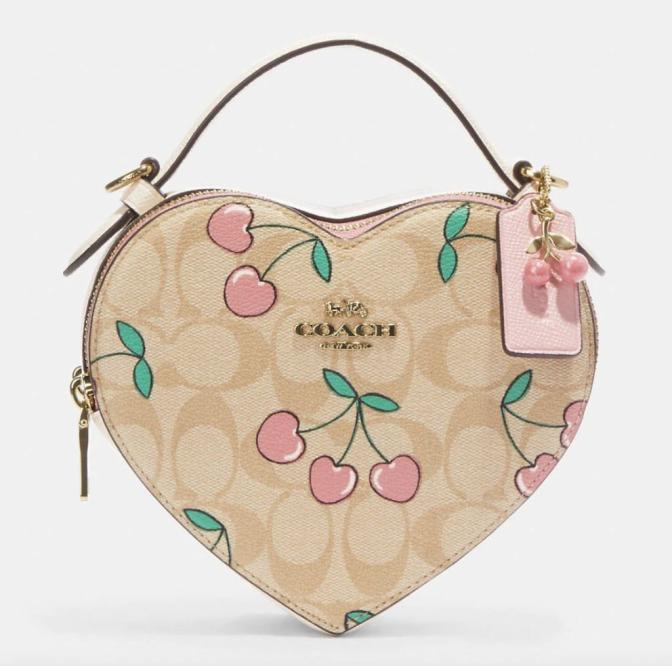 Coach's viral heart crossbody bag is back in stock and it's