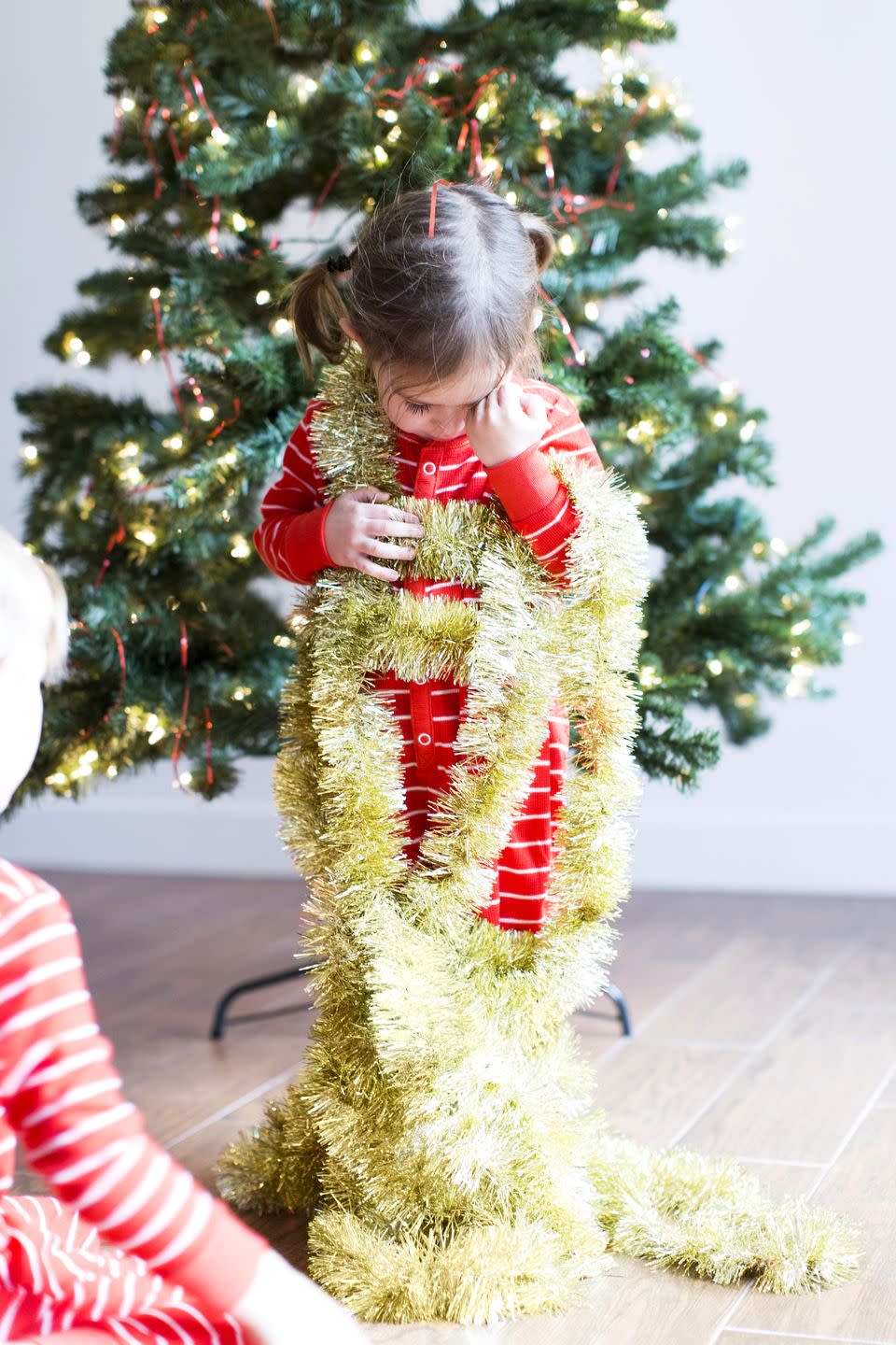 <p>Tinsel was invented in 1610 in Germany and was originally spun from real silver, making it far from the chintzy decoration it is now. The U.S. government also <a href="https://www.history.com/topics/christmas/history-of-christmas-trees" rel="nofollow noopener" target="_blank" data-ylk="slk:once banned tinsel;elm:context_link;itc:0;sec:content-canvas" class="link ">once banned tinsel</a> because it used to contain poisonous lead. But never fear; now it's just plastic. It should still be kept away from young kids and pets though, since they could still choke on it. </p>