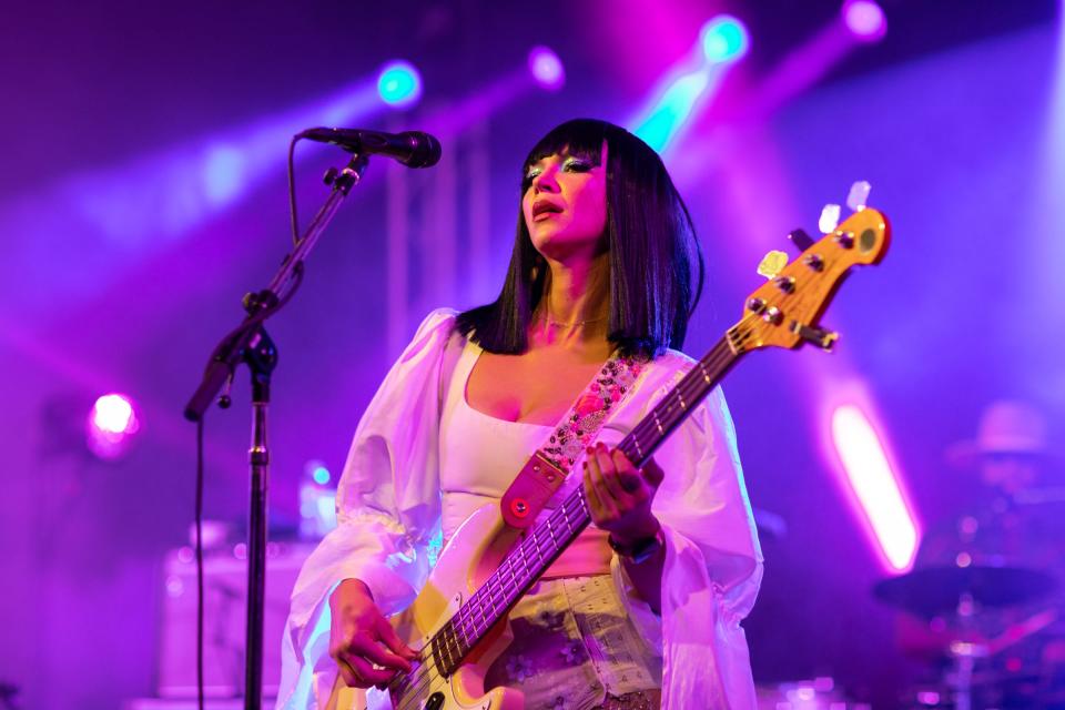 Khruangbin played a string of sold out shows at Stubb's BBQ in 2021. The Houston trio plays a sunset jam on both Saturdays of ACL Fest