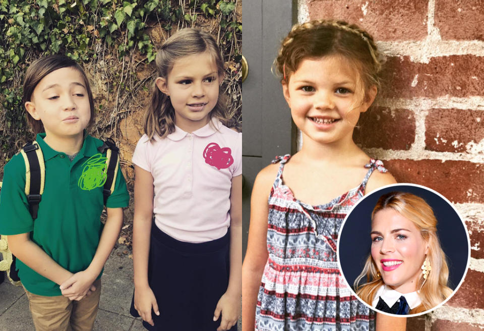 <p>Busy Philipps is also stunned by how quickly kids seem to grow up. “First day of her last year of preschool. Makes no sense. None,” she captioned this photo of Cricket. As for Birdie, she posed with her BFF “since birth” during their first week of third grade. (Photos: <a rel="nofollow noopener" href="https://www.instagram.com/p/BYgPNzIhDL1/?hl=en&taken-by=busyphilipps" target="_blank" data-ylk="slk:Busy Philipps;elm:context_link;itc:0;sec:content-canvas" class="link ">Busy Philipps</a> <a rel="nofollow noopener" href="https://www.instagram.com/p/BYqxwI-BwlY/?hl=en&taken-by=busyphilipps" target="_blank" data-ylk="slk:via Instagram;elm:context_link;itc:0;sec:content-canvas" class="link ">via Instagram</a>/Getty Images) <br><br></p>