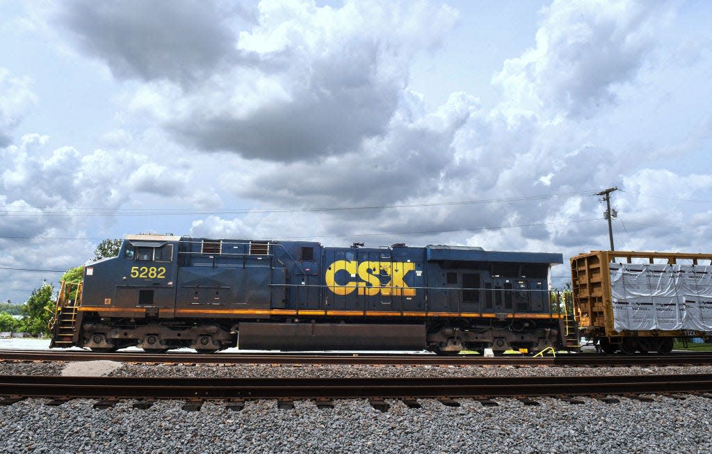 A CSX train