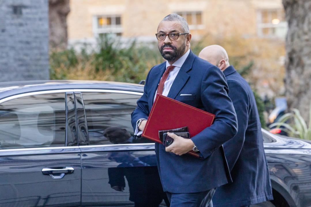 Downing Street, London, UK. 16th January 2024.  Home Secretary, James Cleverly, attends the weekly Cabinet Meeting at 10 Downing Street. Photo by Amanda Rose/Alamy Live News