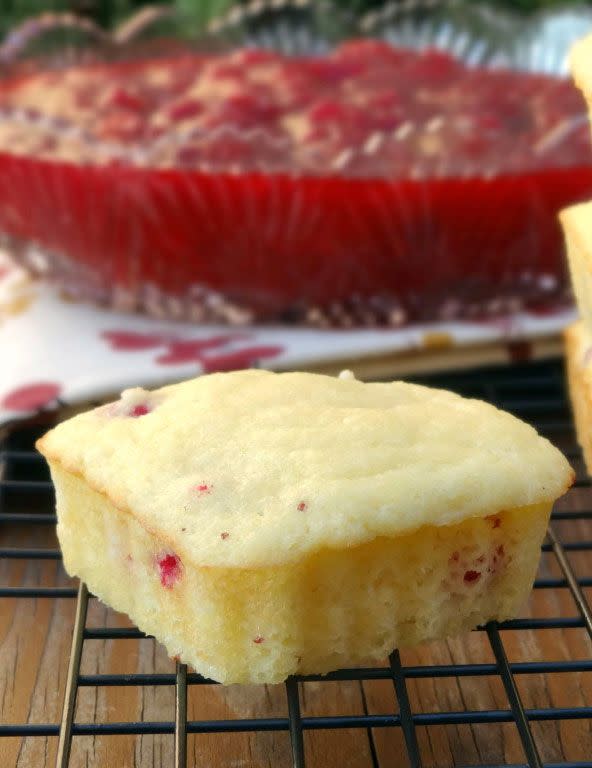 34) Cranberry Corn Bread Muffins