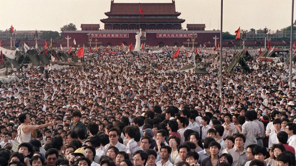 File photo of protesters