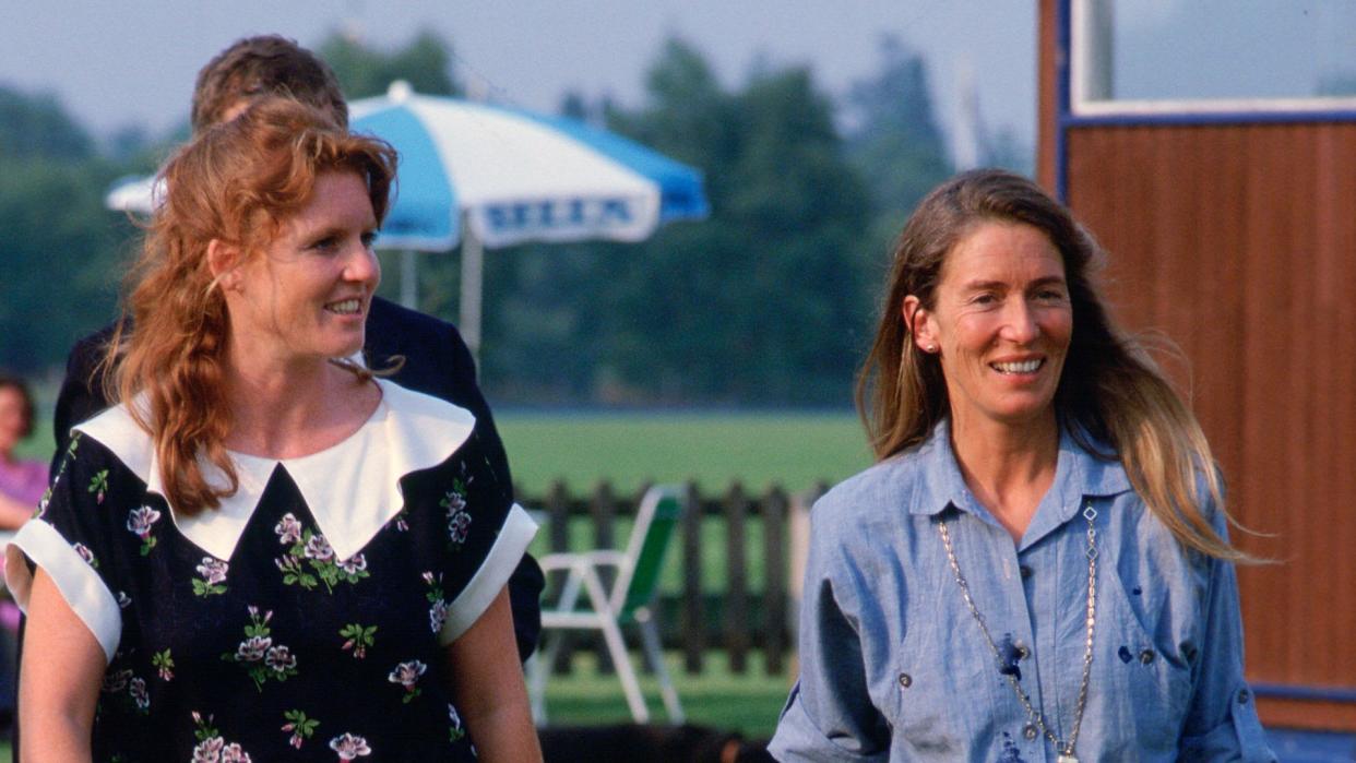 Sarah Ferguson and mother Susan Barrantes