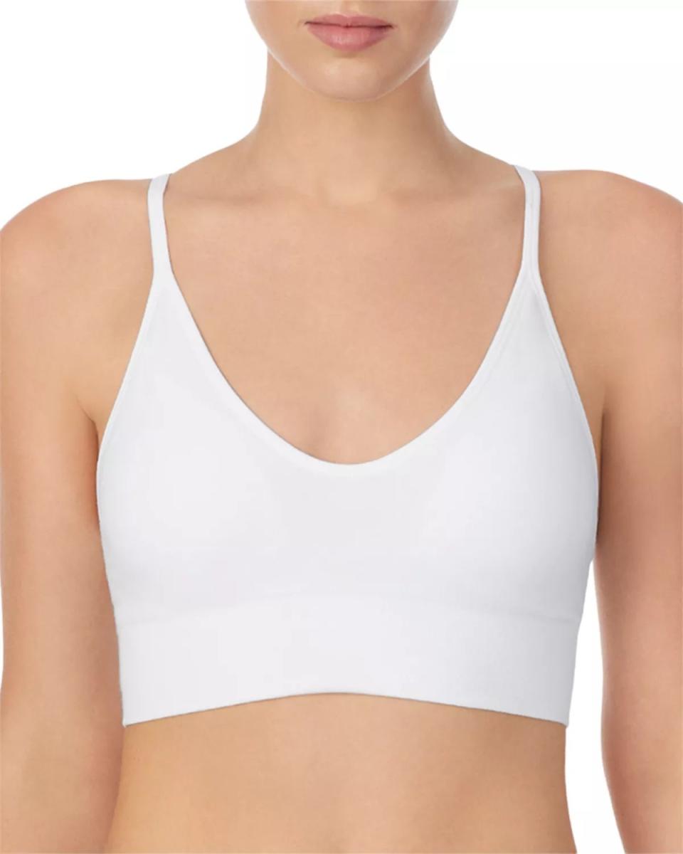 On Gossamer Cabana Cotton Blend Seamless Cropped Bra