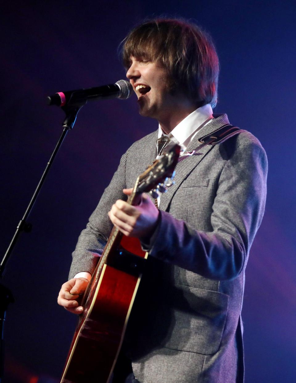 Aaron Lee Tasjan performs during the tornado relief benefit concert “To Nashville, With Love” at Marathon Music Works Monday, March 9, 2020.