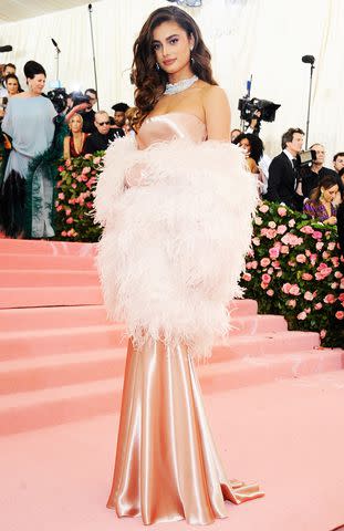 <p>Rabbani and Solimene Photography/WireImage</p> Taylor Hill attends The 2019 Met Gala