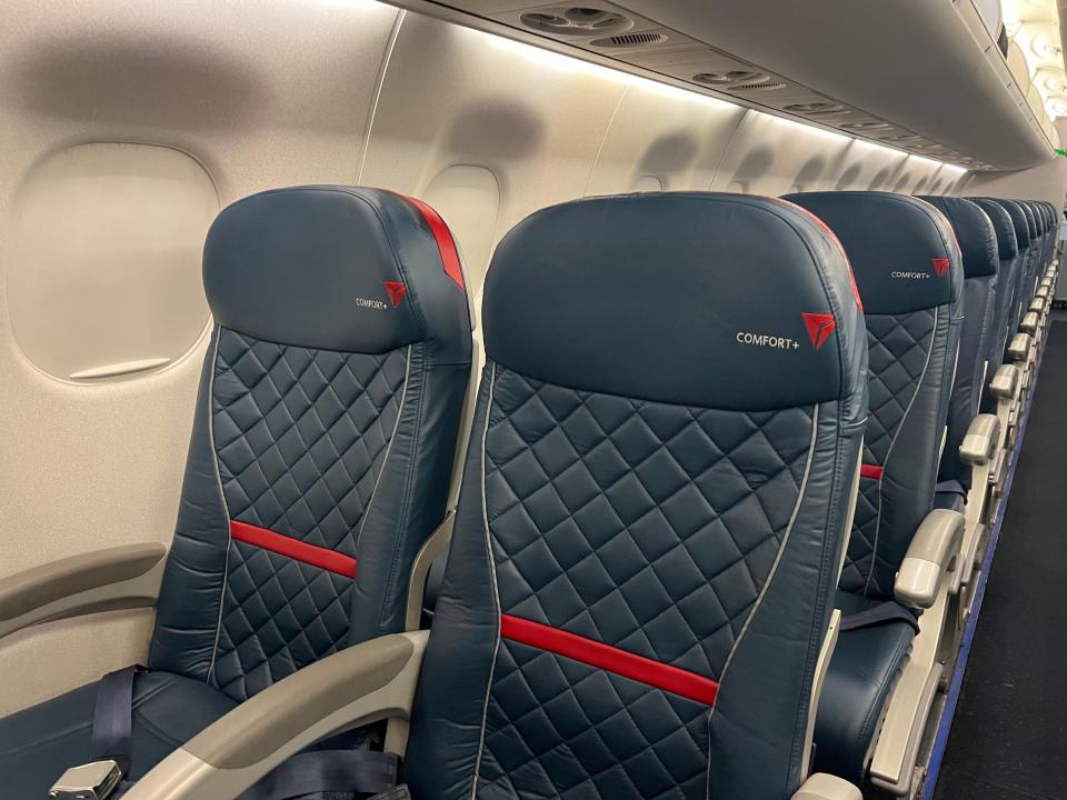 Delta Comfort seats onboard a Republic Airways'-operated Embraer E175 on behalf of Delta.