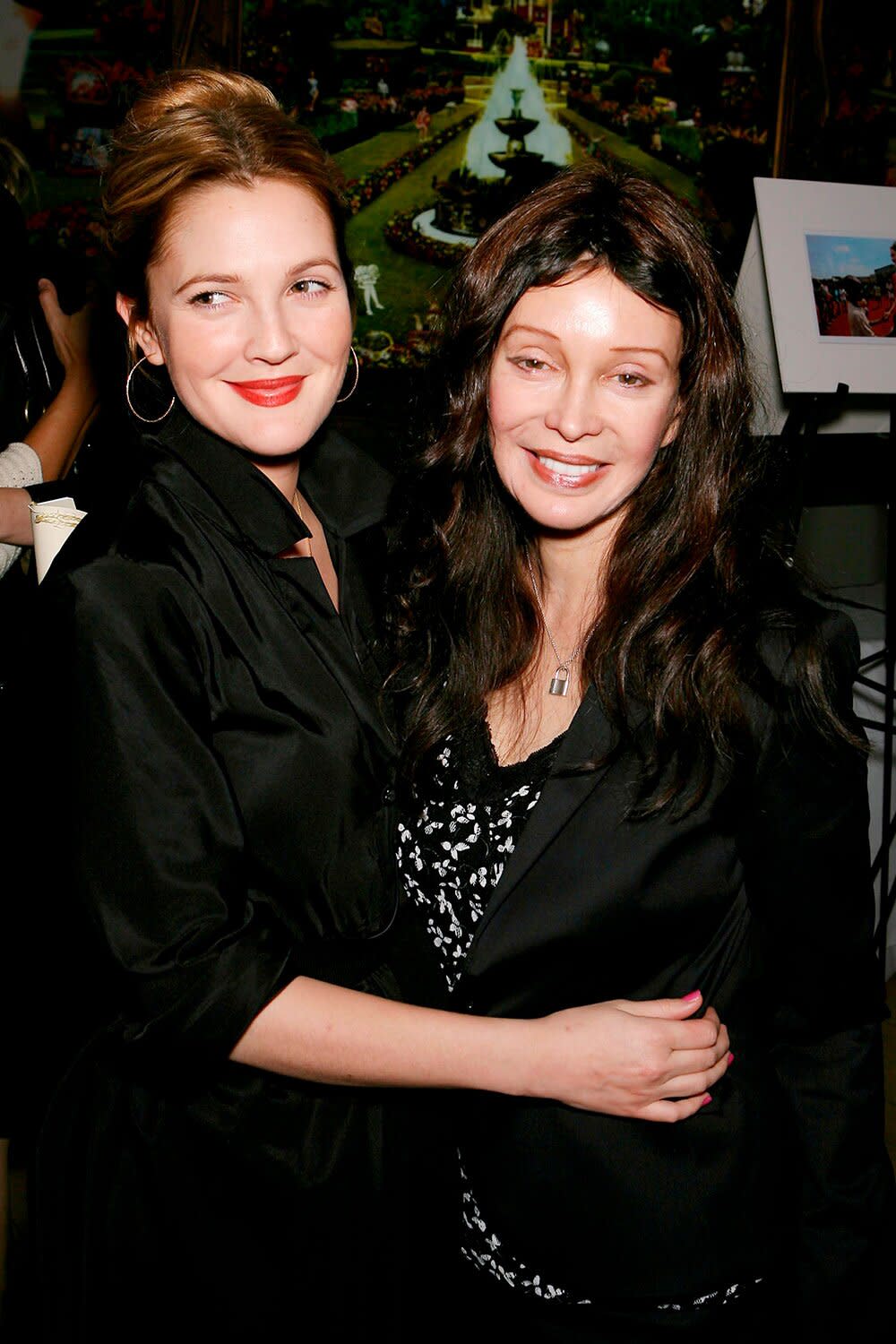 Mandatory Credit: Photo by Marion Curtis/Starpix/Shutterstock (5632465f) Drew Barrymore and mother Jaid Barrymore MARIE CLAIRE MAGAZINE 'AN EVENING OF PHOTOGRAPHY', NEW YORK, AMERICA - 13 MAR 2006