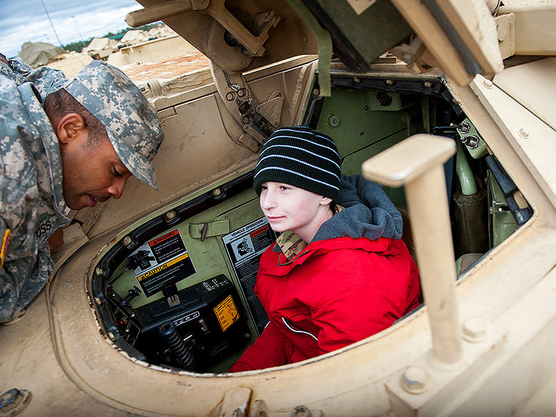 Meet Mr. Tank! Boy, 12, with Inoperable Brain Tumor Gets the Thrill of a Lifetime as He's Made a Tank Commander for a Day| Real People Stories, Military and Soldiers