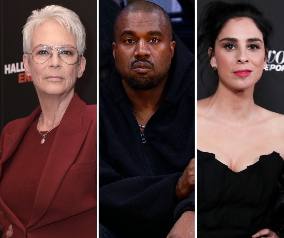 Jamie Lee Curtis, Sarah Silverman and more spoke out against Ye amid his antisemitic posts on Instagram and Twitter.
