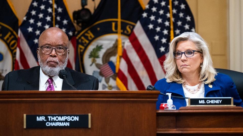 Bennie Thompson with Liz Cheney