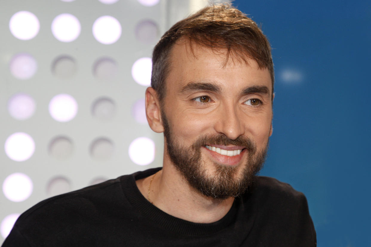 PARIS, FRANCE - 11/15/2017: Singer Christophe Willem poses during a portrait session in Paris, France on 11/15/2017. (Photo by Eric Fougere/Corbis via Getty Images)