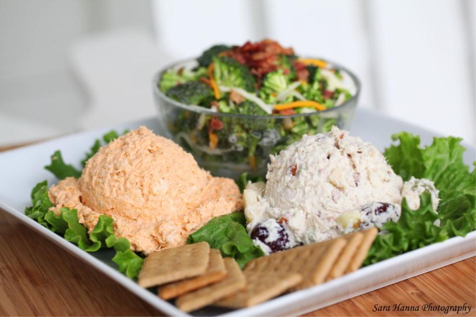 The Chick Trio with a side is one of several dishes available at Chicken Salad Chick, which opens on June 13, 2023 at 2620 Wolflin Ave.