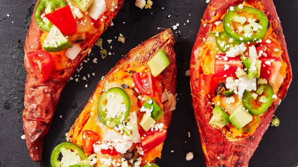 twice baked sweet potatoes