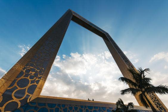 The baffling Dubai Frame (Visit Dubai)