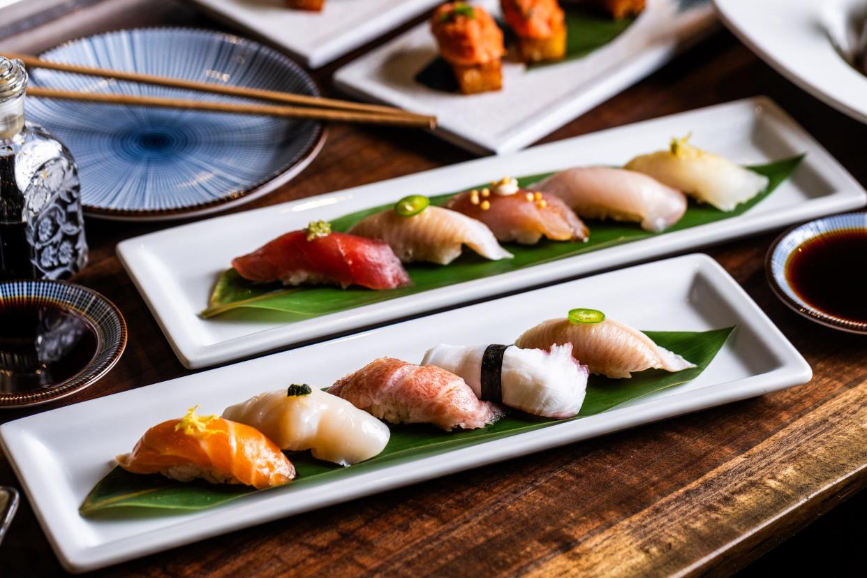 Sushi Roku specializes in sushi and modern izakaya-style cuisine.