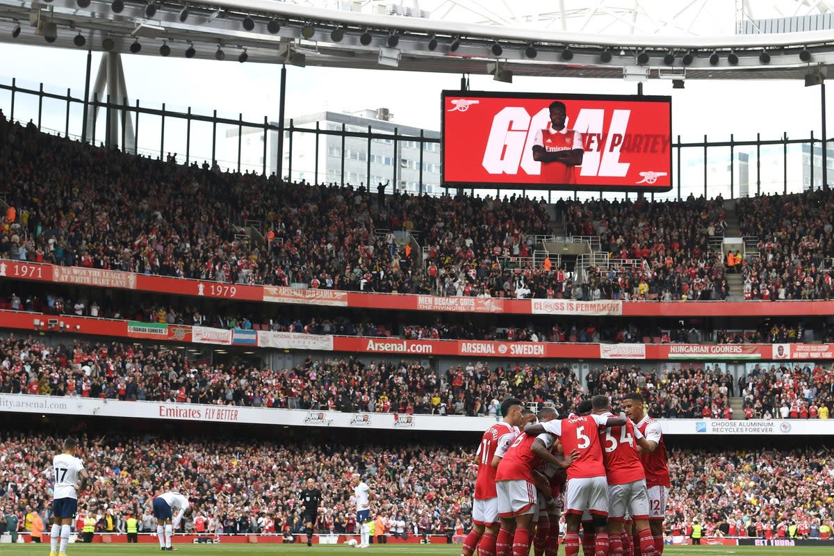 Arsenal beat Tottenham in the 192nd north London derby on Saturday  (Arsenal FC via Getty Images)