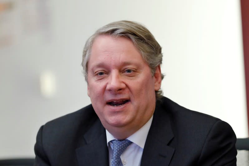 FILE PHOTO: Dan Ivascyn, group chief investment officer for PIMCO, speaks during a Reuters investment summit in New York City