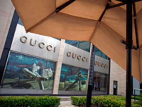 A Gucci Group store at the DLF Emporio luxury shopping center in New Delhi, India.