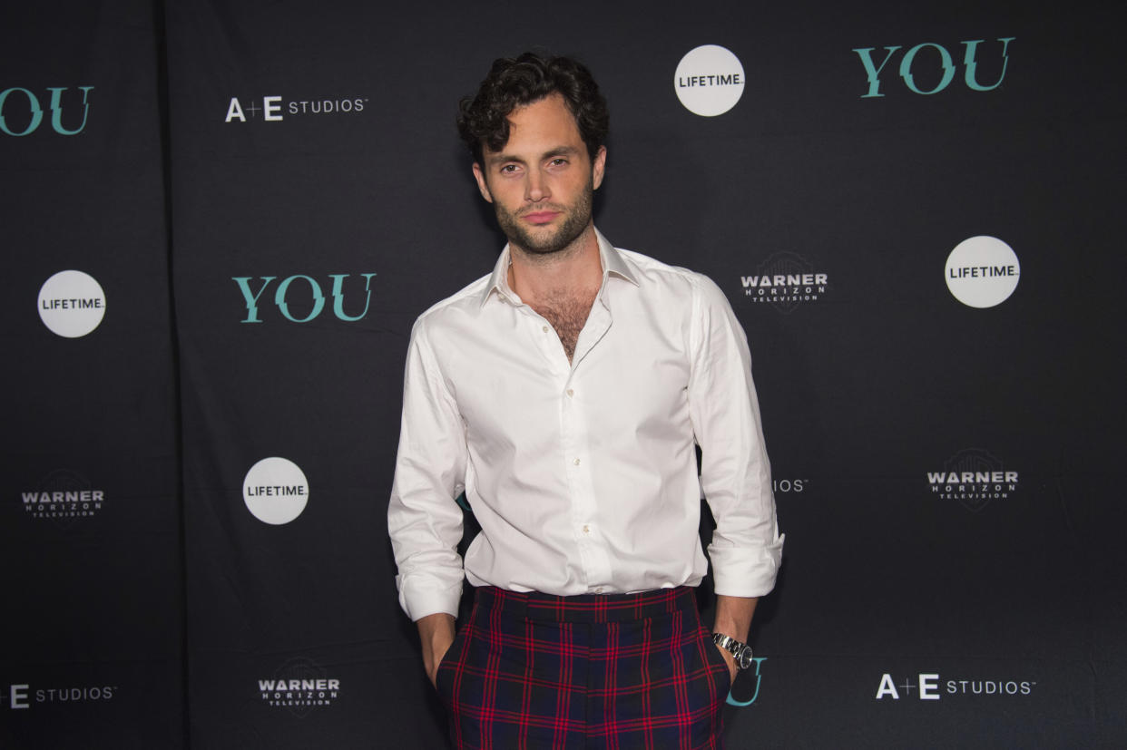 Actor Penn Badgley attends the Lifetime series 