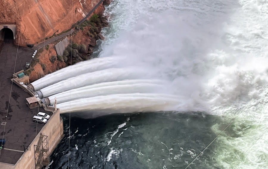 April 24, 2023 – Glen Canyon Dam High-Flow Release (U.S. Bureau of Reclamation)