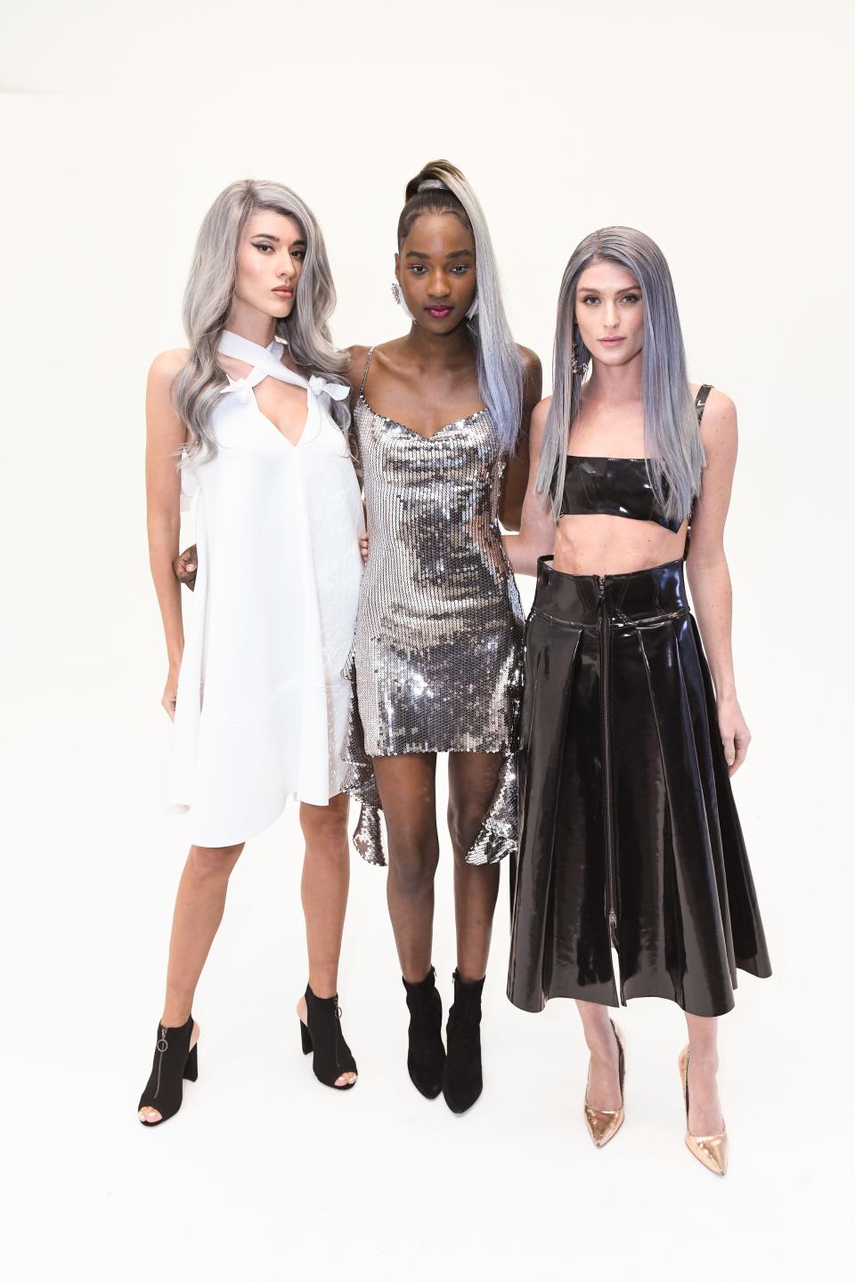 With New York Fashion Week in full swing and an impending blizzard about to hit the city, L’Oreal Paris and Vogue honored the color silver, L’Oreal Paris' #HairColoroftheYear.