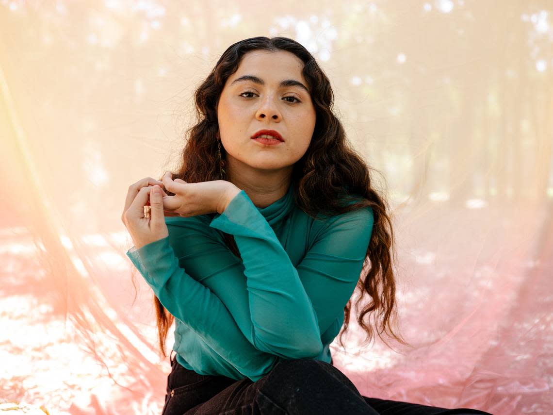 Silvana Estrada, the Latin Grammy’s Best New Artist winner for 2022, plays the Miami Beach Bandshell stage on Friday evening and an intimate, unplugged brunch on Saturday. (Photo courtesy of Jackie Ruso)