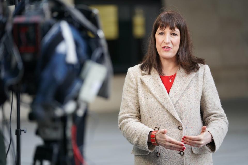 Shadow chancellor Rachel Reeves said the PM should apologise for his comments at the Tory Party spring conference (Kirsty O’Connor/PA) (PA Wire)