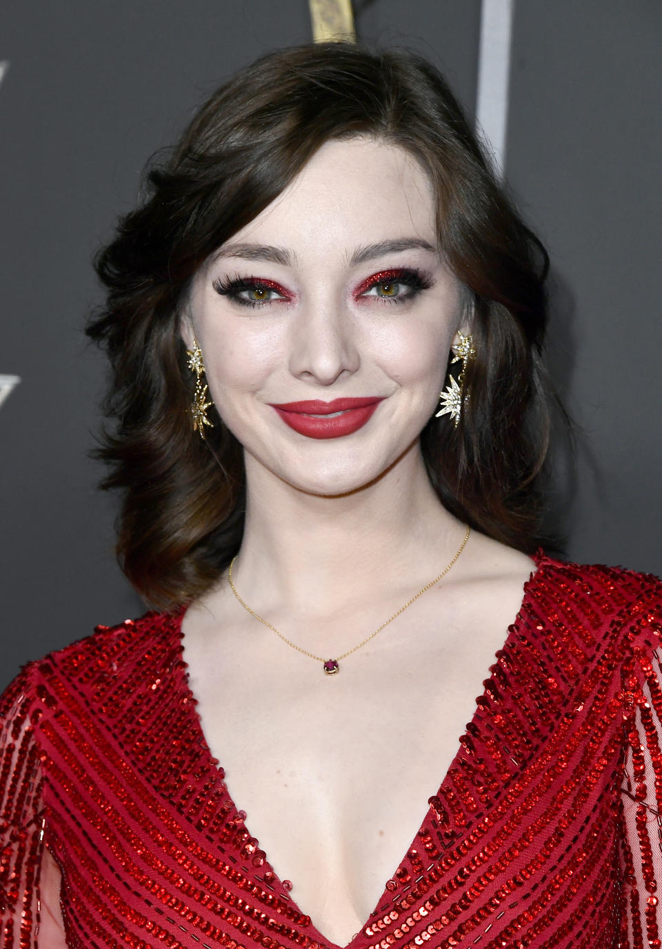 Emma Dumont on the red carpet for Locke & Key