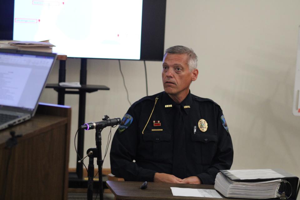 Elk Rapids Chief of Police David Centala testified on Wednesday, Sept. 6, 2023 as the final trial in the Whitmer kidnapping case continues. Stalling the Elk Rapids Police Department was part of the plot to kidnap Gov. Gretchen Whitmer from her summer cottage.