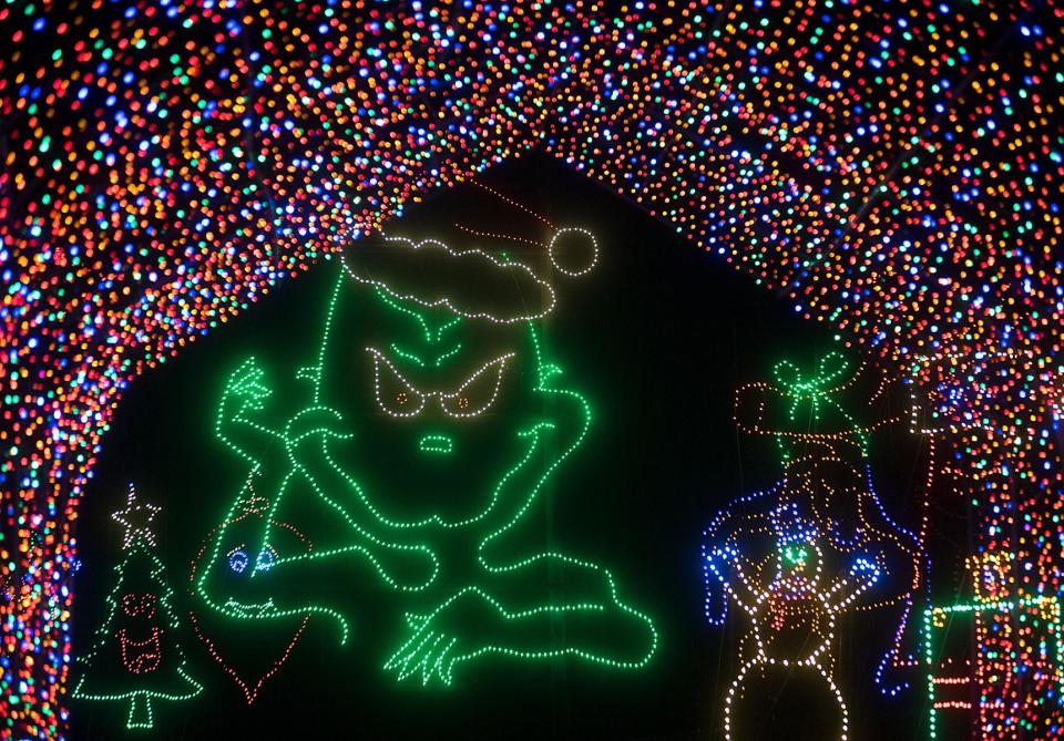 File- The Holiday Light Show at Shady Brook Farm, 931 Stony Hill Road in Lower Makefield, will shine with more than 3 million lights. Guests can ride through in their own car, starting at $40 per vehicle, or ride through in an open-air wagon ride starting at $15 per person, weather permitting.