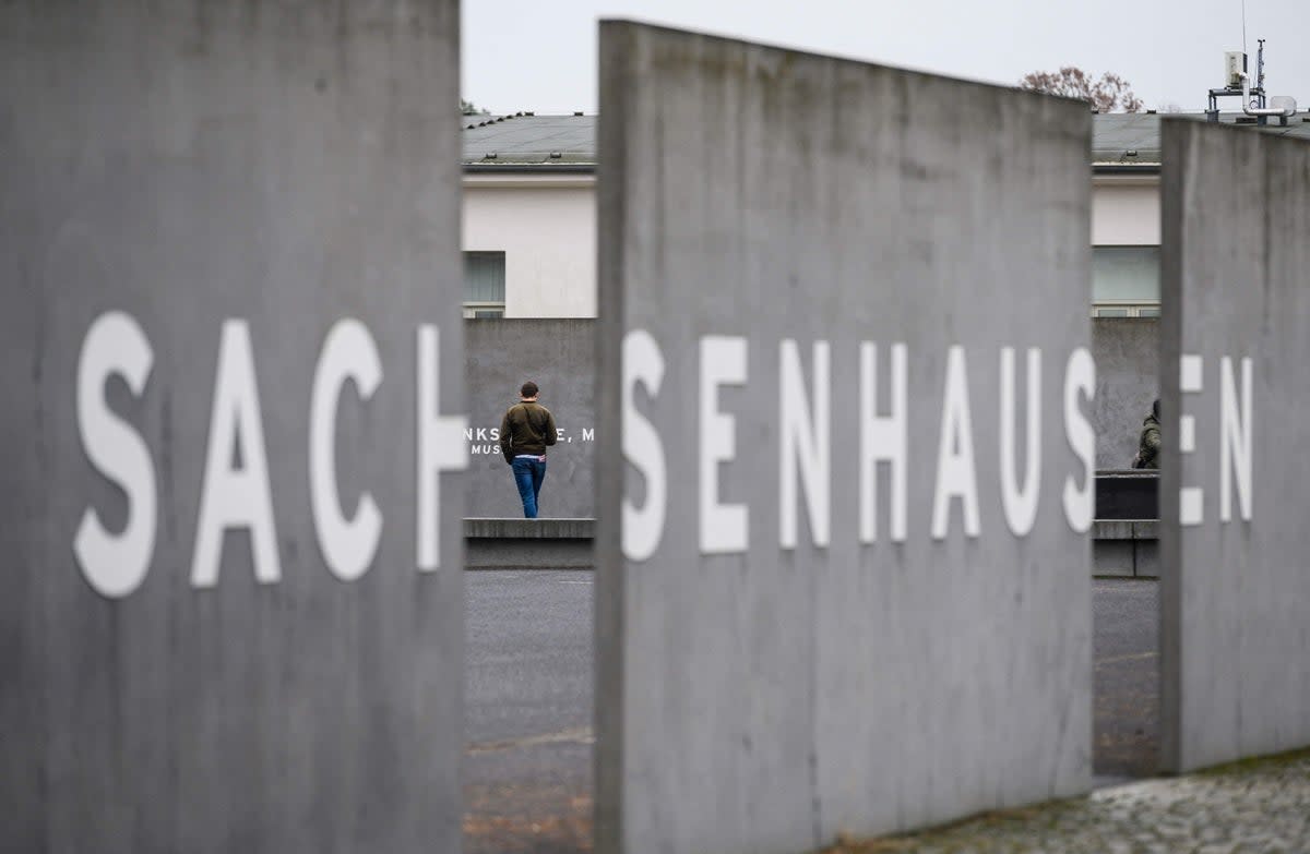 The German man, unnamed by prosecutors, was an adolescent when he worked as a SS watchman at the Sachsenhausen camp (AFP via Getty Images)