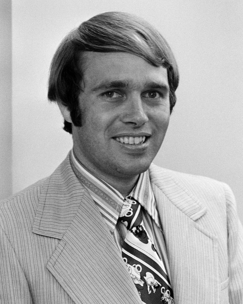 FILE - Associated Press correspondent Tom Jory of the Baton Rouge, La. bureau is pictured, Aug. 1971. Jory, an editor who played a vital role in one of The Associated Press’ most crucial functions — counting the vote for U.S. elections — has died. He was 77. Samantha Deutsch, Jory’s daughter, said he died Monday, Dec. 6, 2021, at Manhattan’s Lenox Hill Hospital of complications after surgery for a broken hip suffered in October. (AP Photo)